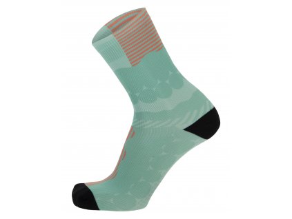 Ponožky SANTINI Optic Aqua - XS