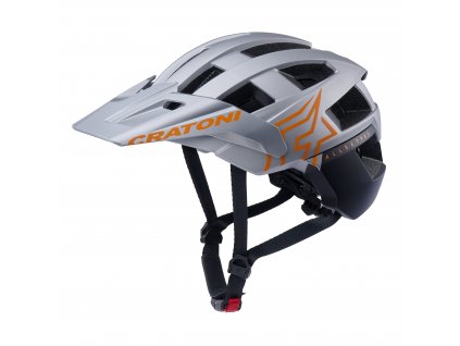 Prilba CRATONI AllSet Pro Silver/Orange Matt - M/L (58-61 cm)