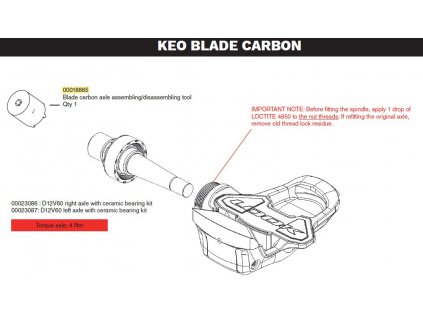 Náradie LOOK Blade carbon tool