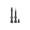 TUBOLIGHT BLACK VALVES PAIR (V