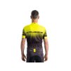 Crussis Cyklistický dres pánsky krátky rukáv čierno-žltá farba