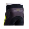 Crussis Cyklistické nohavice s trakmi pánske čierno-žltá farba