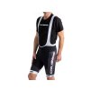 Crussis Cyklistické kraťasy s trakmi – ONE pánske čierno-biela farba