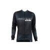 Crussis Cyklistický dres – ONE pánsky dlhý rukáv čierno-biela farba