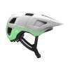 Prilba FINCH KinetiCore matná biela/tyrkysová