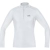 GORE M WS Base Layer Thermo Turtleneck-light grey/white-XL