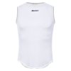 Funkčné tričko bez rukávov SANTINI Lieve White