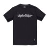 TLD Dres s krátkym rukávom SKYLINE RIDE TEE SIGNATURE BLACK S