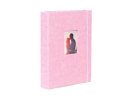 Instax Mini Album Hard Line Canvas Pink 2