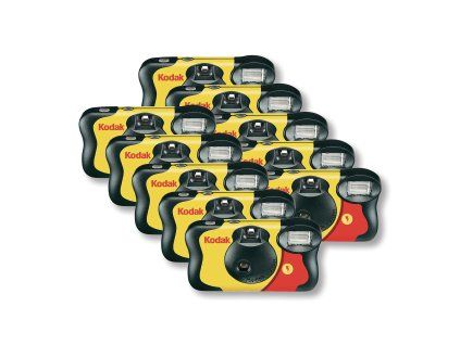 Kodak Fun Saver Flash 800:27+12 10 x Pack Box
