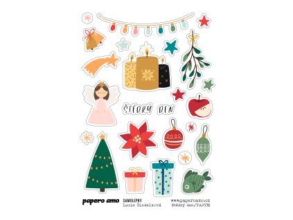 3167 papero amo samolepky arch stedry den