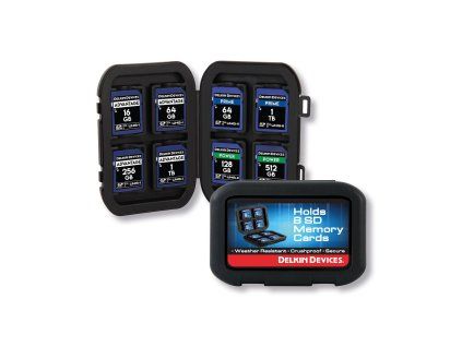 Delkin Weather Resistant Case for 8 SD cards