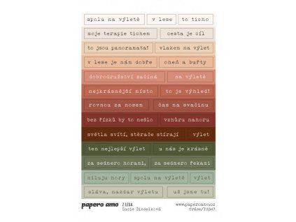 26591 tnkit z lesa samolepky papir 4