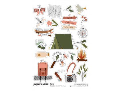 26600 tnkit z lesa samolepky papir 3