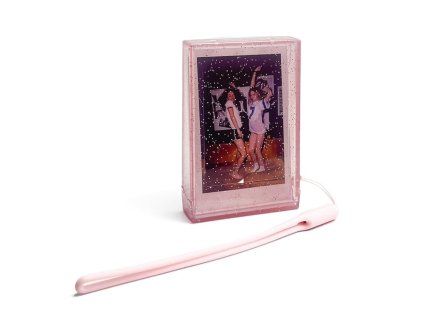 13600 plastic photo storage box pink