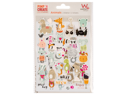 Walther Adhesive Sticker Animals (2 x archy 18,5x13cm)