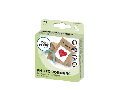 3L Photo Corners Clear 500 ks