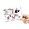 AnalogStore Do Not X-Ray Card (karta s vysvětlivkami)
