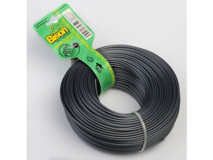 BISON lanko 3,0mm x 100m sive okruhle ARMED PROFI 01