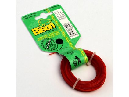 BISON lanko 1,3mm x 15m cervene okruhle PROFI 01
