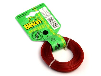 BISON lanko 1,6mm x 15m cervene okruhle PROFI 01