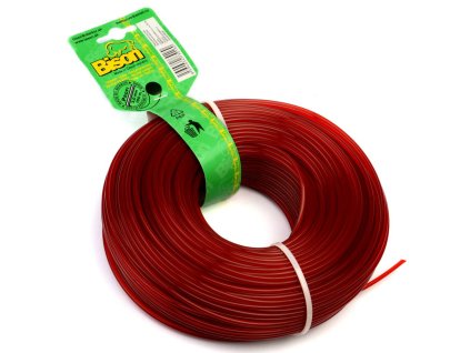 BISON lanko 3,0mm x 100m cervene okruhle PROFI 01