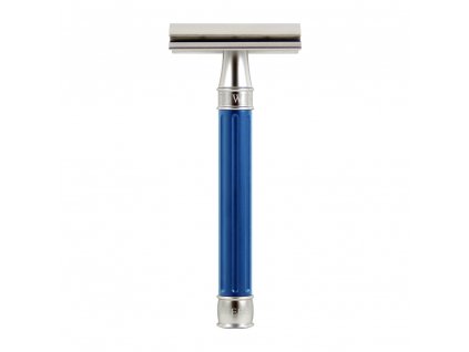 Edwin Jagger 3ONE6 Stainless Steel holicí strojek - Blue