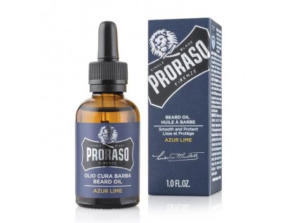 Proraso Beard Oil Azur Lime - olej na vousy