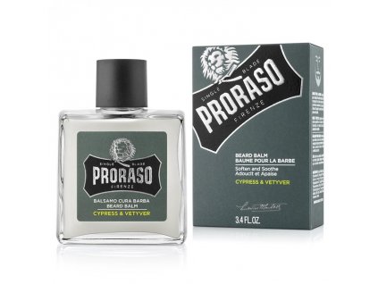 balzám Proraso na vousy - bergamot, cypřiš, cedrové dřevo a indická tráva