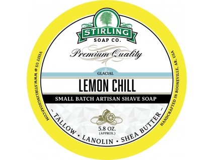 Stirling Glacial Lemon Chill mýdlo na holení