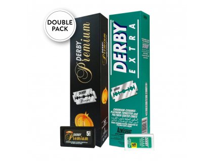 Derby Extra & Premium žiletky Double Pack