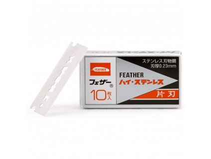 Feather FHS-10 Hi-Stainless Blades Single Edge