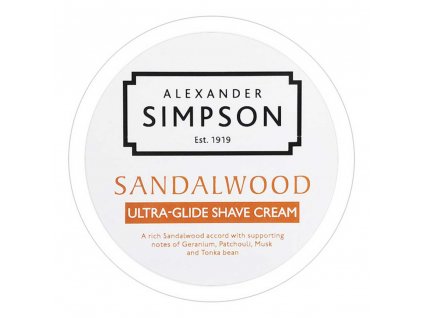 Simpsons Ultra Glide Shave Cream Sandalwood