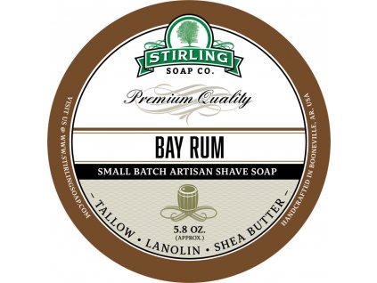 Stirling Bay Rum mýdlo na holení