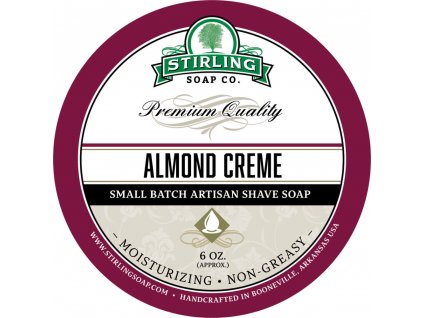 Stirling Almond Creme mýdlo na holení