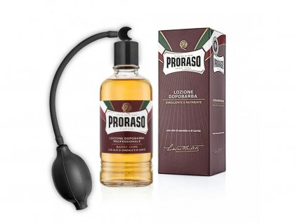 Proraso červený set na holeni