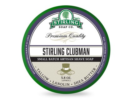 Stirling Clubman mýdlo na holení