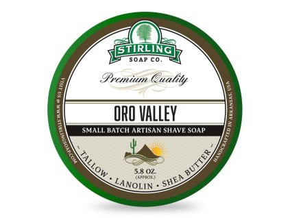 Stirling Oro Valley mýdlo na holení