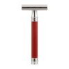 Edwin Jagger 3ONE6 Stainless Steel holicí strojek - Red