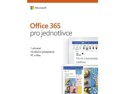 Microsoft Office 365 pro jednotlivce CZ (BOX)