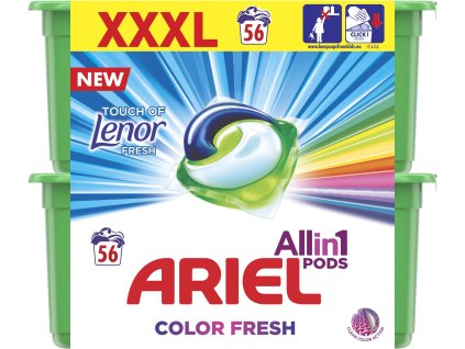 ARIEL Touch of Lenor All in 1 56 ks