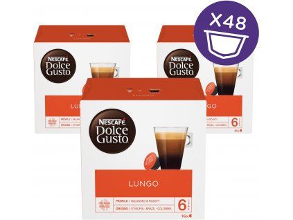 NESCAFÉ Dolce Gusto Caffé Lungo, 3 balení