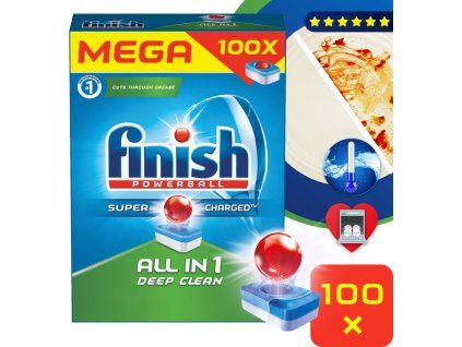 FINISH All-in-1 100 ks