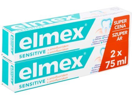ELMEX  Sensitive s aminfluoridem 2 x 75 ml