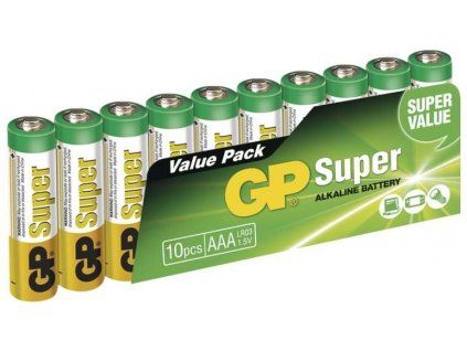 GP Super Alkaline LR03 (AAA) 10ks v blistru