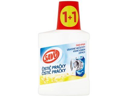SAVO čistič pračky Citrón 2 × 250 ml