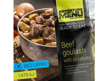 Adventure Menu - Hovězí guláš s bramborem