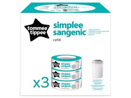 Tommee Tippee Sangenic náhradní kazety Simplee - 3 ks