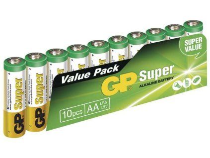 GP Super Alkaline LR6 (AA) 10ks v blistru