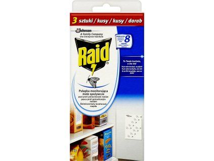 RAID proti potravinovým molům 3 ks